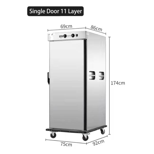 Нержавеющая сталь Буфетная корзина для питания 220V / 50HZ / 1Ph