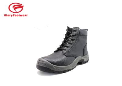 Men Split Leather Safety Shoes For Chemical Industry 1.8 - 2.0MM Mesh Lining
