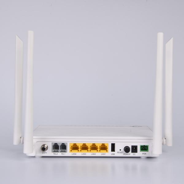 Диапазон ONU 2VOIP 4GE 1USB CATV 2.4G 5G 5DBI WIFI XPON двойной
