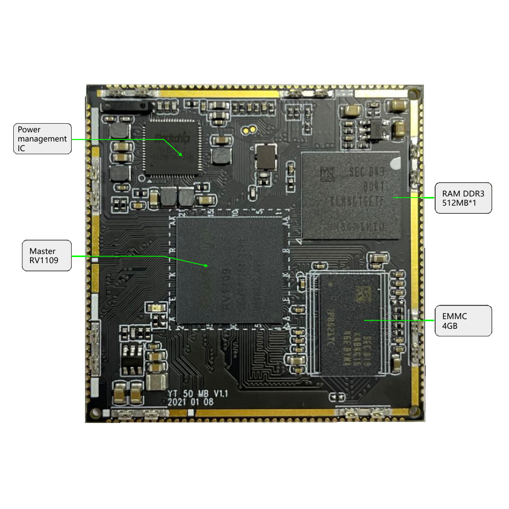 Доска YT-50 RV1109 Rockchip/доска ядра привода подгонянная для дикторов планшетов