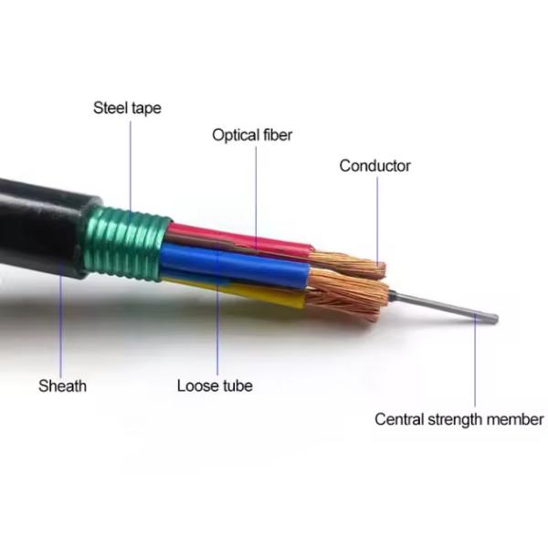 2Core 4Core 6Core 8Core 24Core GDTA GDTS горячая продажа наружного оптического волоконного кабеля для сети доступа с медным проводом