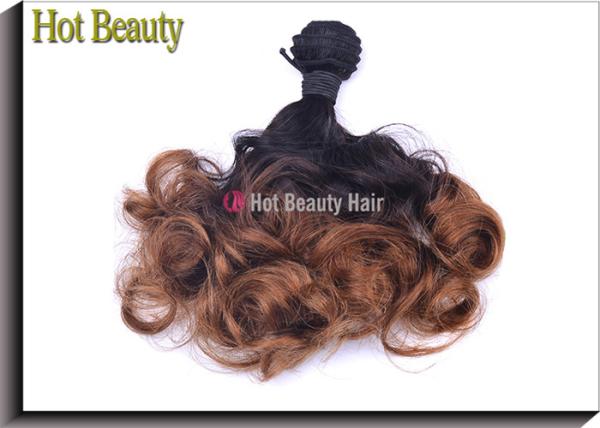 8 Inch - 18 Inch Funmi Ombre Human Hair Extensions Grade 6A 110g / Piece