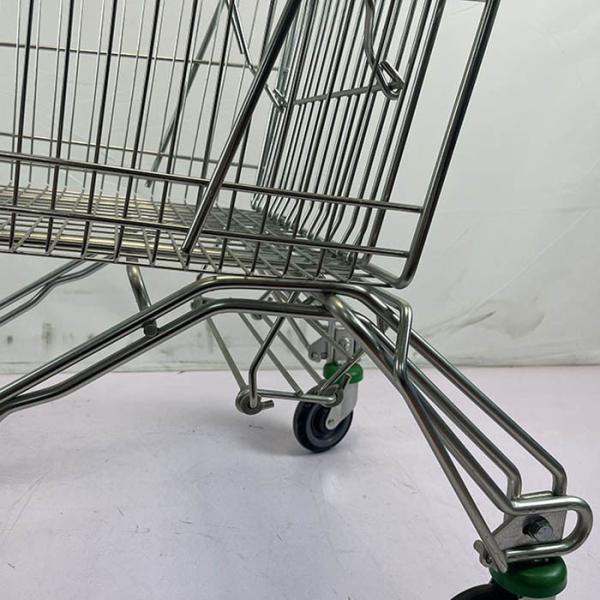 Q195 210L Russian Trolley Asian Standared Type Supermarket Shopping Cart Grocery Shopping Trolley