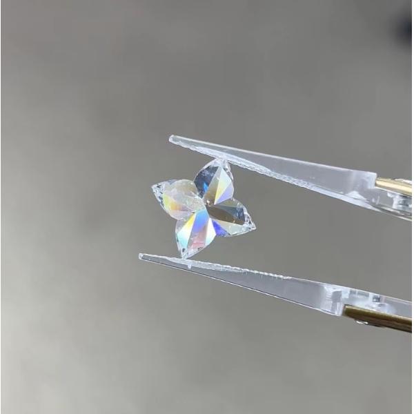 Лабораторные бриллианты CVD IGI Сертифицированные синтетические бриллианты Четырехлистный клевер Кольцо