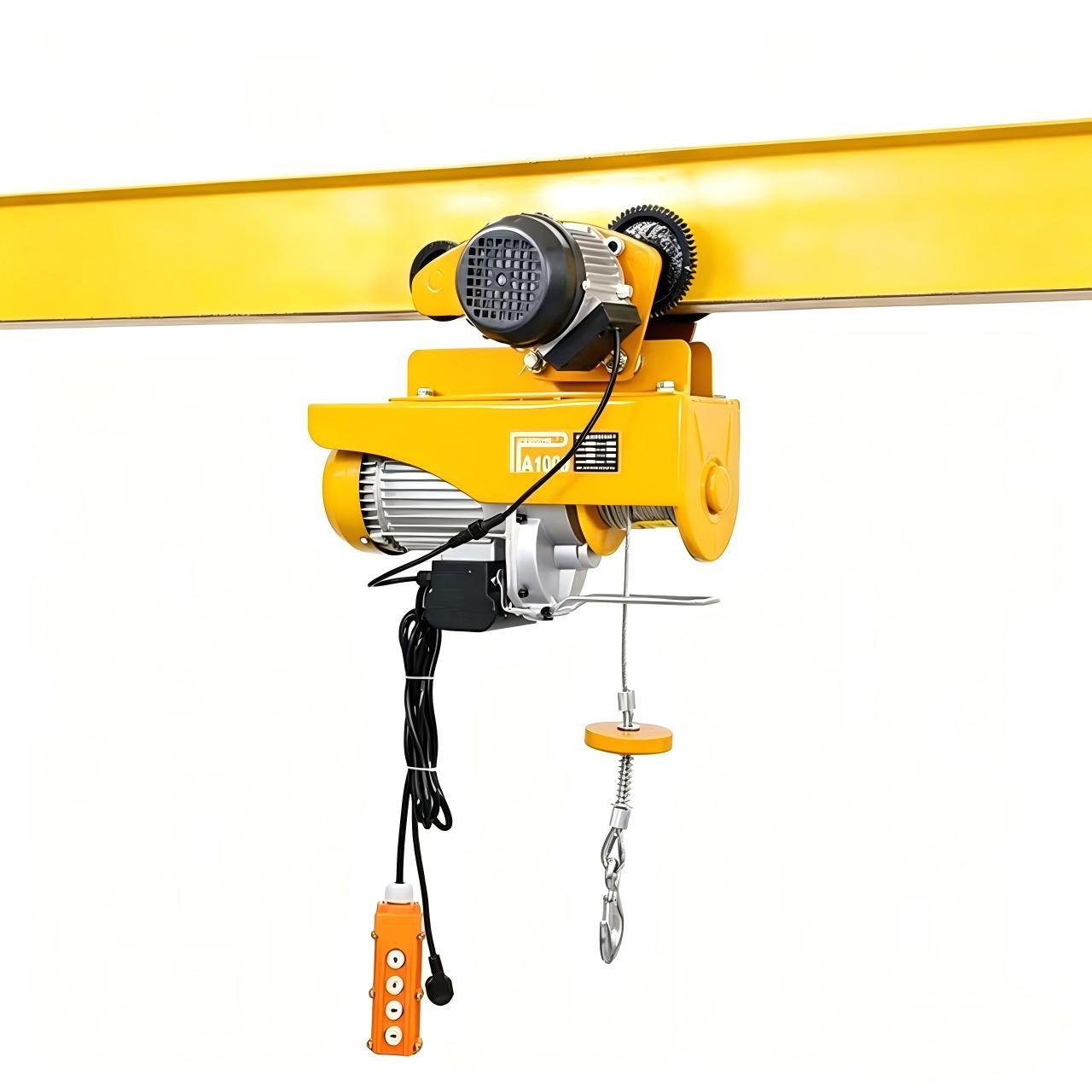Light Weight Mini Electric Wire Rope Hoist Wireless Control Micro Electric Rope Hoist