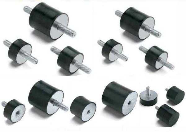 Custom Molded Rubber Shock Mounts with 40-60 Shore A Hardness and NBR Material for Industrial Vibration Dampening
