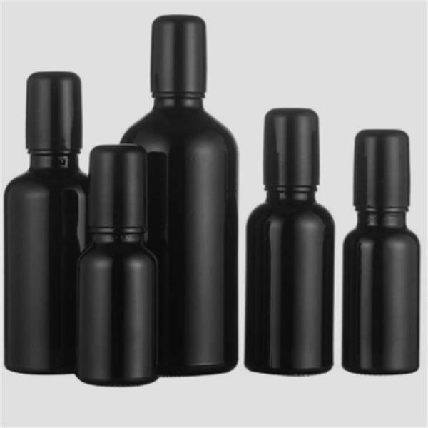 Thickened CE Glass Bottles With Sprayer , Leakproof 4 Oz Black Glass Spray Bottles