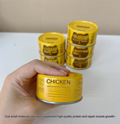 Chicken Flavor Canned Staple Food for Cats Healthy Hair Digestion and Immunity