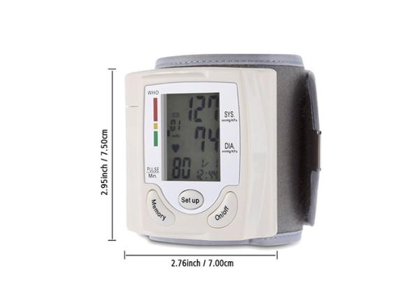 Simple Operation Wrist Electronic Blood Pressure Monitor for Older Peoper  in Home