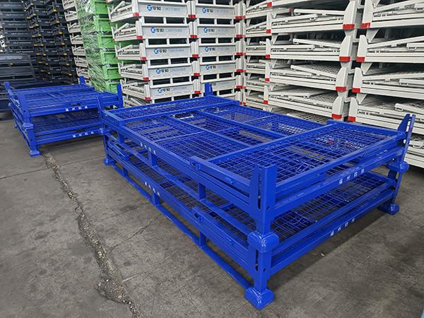 Warehouse Heavy Duty Metal Pallet Cage With 1000kg Load Capacity