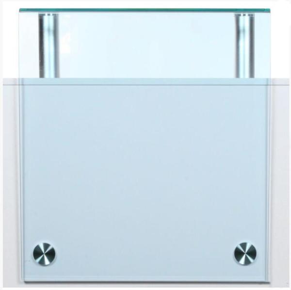 Hair Beauty Salon Reception Desk Furniture With Two Open Cabinet , Modern Style
