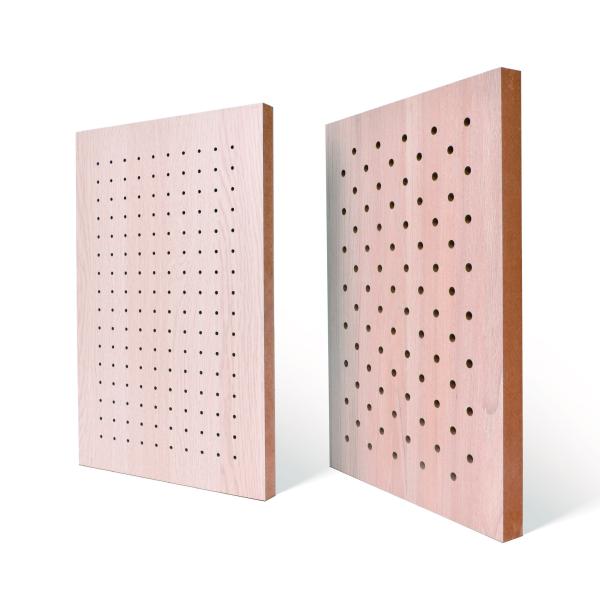 Structure à trou rond Panneaux de bois perforés acoustiques 2400 mm 0,9NRC CE