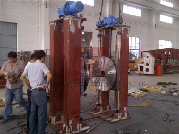 Head / Tail Motorized Welding Turntable ,  6.5T Heavy Duty Welding Positioner