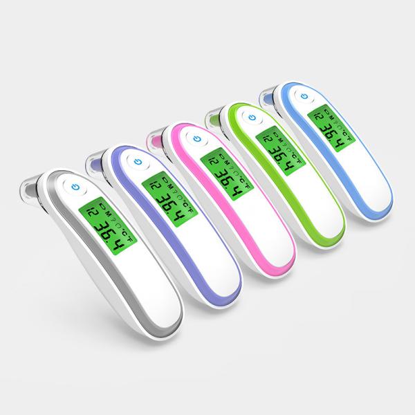 Non Contact Forehead And Ear Infrared Thermometer With Fever Alarm