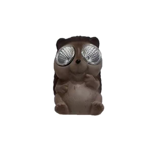 Cute Animal Resin Decorative Solar Light Crafts Model Solar Luminous Lamp Garden Ornament