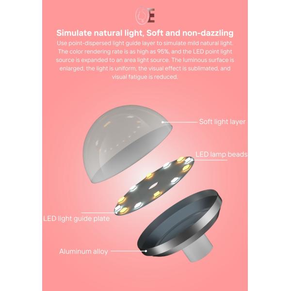 Custom 10x Vanity Illuminated Hollywood Mirrors Rotating Dresser