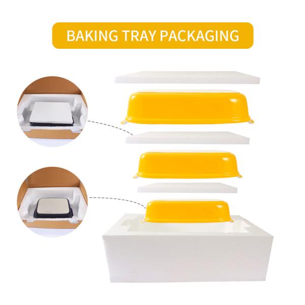 Прямоугольная форма керамическое Bakeware устанавливает блюдо для тома лазаньи 23.7oz