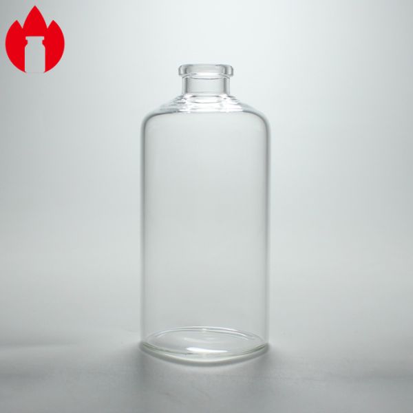 100ml 100R Clear Medical Boroslicate Glass Vial