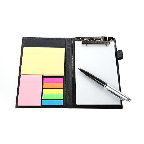 Advertising Eco Friendly Kraft Paper Sticky Notebook With Pen