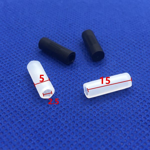 Round High Temperature Resistant Silicone Sleeve for Electroplating and Baking Paint Screw Protection