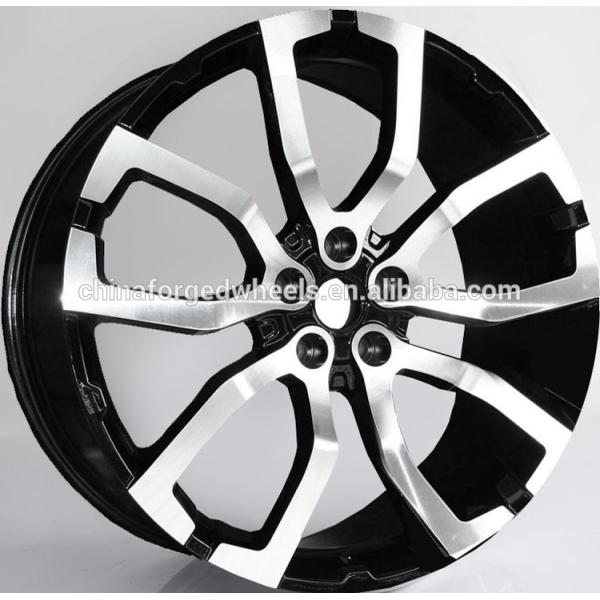 сплав 20inch катит черноту лоска спорта For2010-2013 Range Rover подвергал 1-PC механической обработке выковал оправы 22 5x120