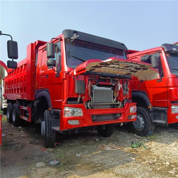 Medium Size Used Tipper Trucks Steel Wheels  Used Howo Dump Truck