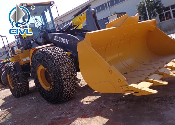 Xcmg Zl50gn Compact Wheel Loader With 1 Year Warranty / Articulating Front End Loader