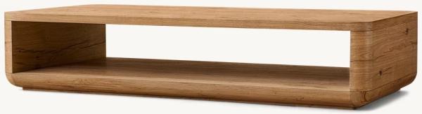 Living Room Solid Wood Coffee Table Modern Furniture With Stainless Steel And Ceramic Top