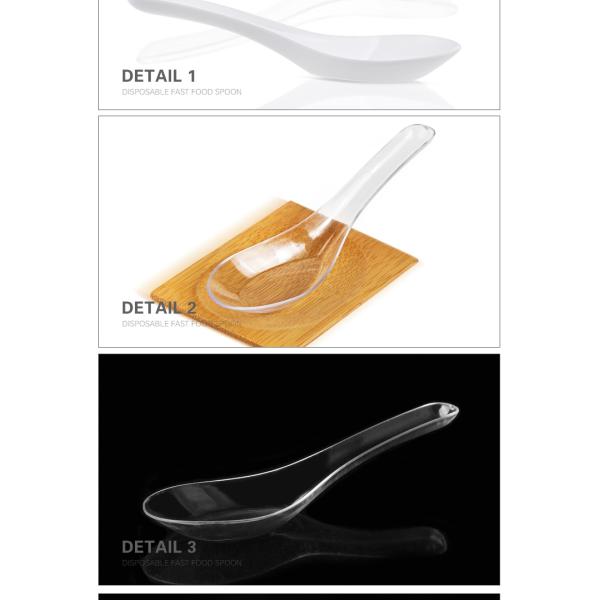 Eco-friendly high quality modern disposable plastic spoon  for using