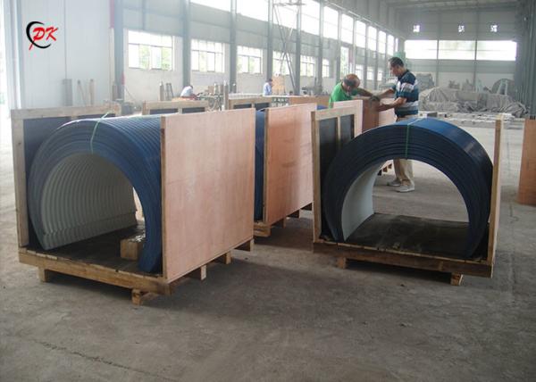 Fertilizer Fransporting Hood Rugged Belt / Conveyor Belt Machine CE Certificate