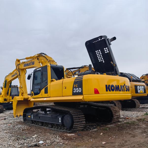 Large Used Komatsu Excavators PC450-8 45Ton Construction Equipment Digger