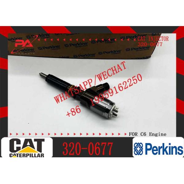 Venta caliente nuevo 3200677 320-0677 2645A746 inyector de combustible de excavadora de ferrocarril común para Caterpillar C6.6 Motor CAT inyecto