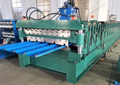 Dupla camada automática de 75mm que forma a folha do telhado do metal da máquina 3P anterior