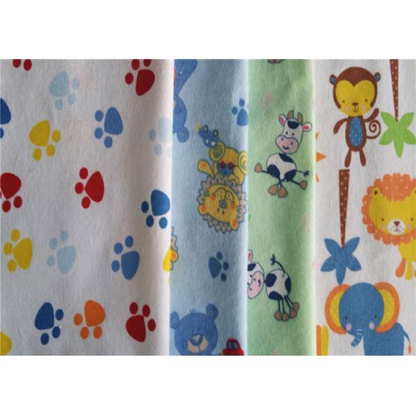 Ткань ткани ткани Фланнелетте хлопка прекрасная напечатанная для одежды безопасности детей