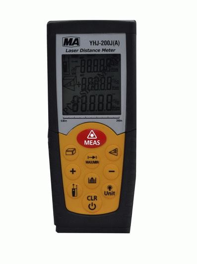 Аппаратура метра расстояния лазера IP54 0.05-200M Handheld внутреннеприсуще безопасная