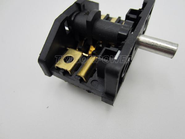 Durable Rotary Selector Switch , Freestanding Oven Temperature Control Switch