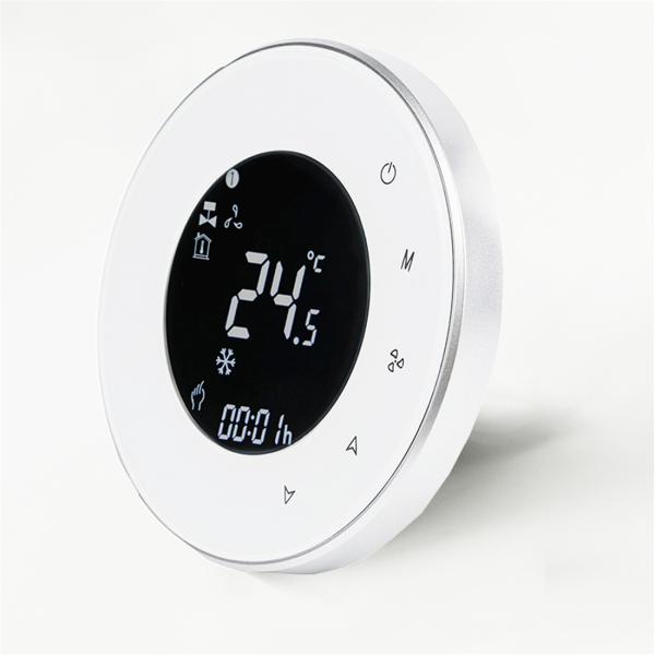tuya wifi air conditioner thermostat smart switch digital programmable indoor temperature adjustment fan coil controller