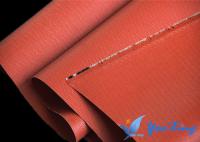 Tissu enduit de silicone de petit pain avec la bonne résistance thermique et la représentation ignifuge
