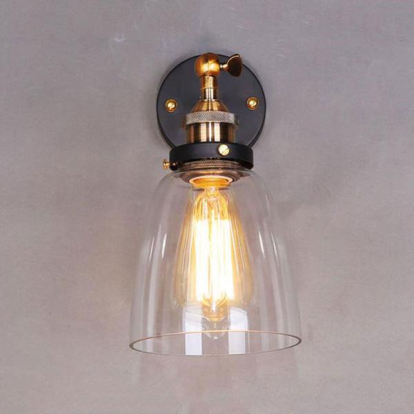 Antigue Glass Lampshade Vintage Wall lamps light Home led wall lights sconce (WH-VR-109)