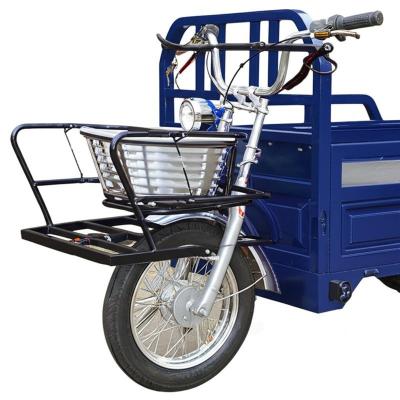 Front Axle Composite Damping Electric Cargo Tricycle with 450-10 Vaccum Tyre and Rear Carrier Battery Position