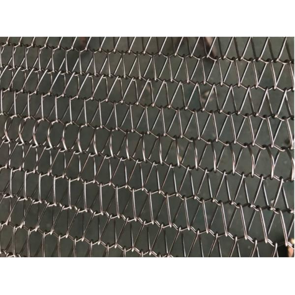 Dehydration Metal Conveyor Belt , Stainless Steel Conveyor Belt With Large Ball