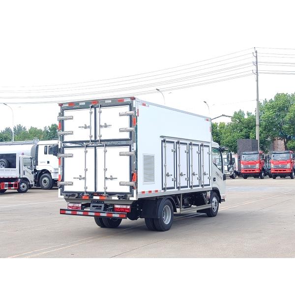 JAC 4x2 Left Hand Driven Ice Cream Refrigerator Truck with Euro II Emission Standard and -10 to -15°C Temperature Control