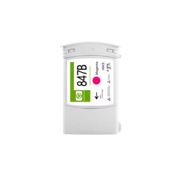 Betcolor 847B Compatible Dye for Cartridge Remanufactured 400ml Disposable Chip Full for for HP DesignJet T1600/T2600/T1700
