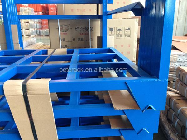 OEM ODM Metal Stacking Shelves High Capacity Fabric Roll Storage Stacking Rack