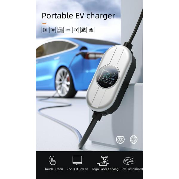 Приурочивая портативный заряжатель типа 2 EV типа 1 делает пылезащитное водостойким