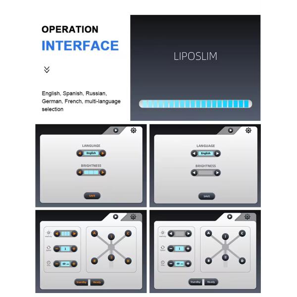 6D Red Light Laser 532nm Wavelength Weight Loss Beauty Machine For Fast Fat Reduce