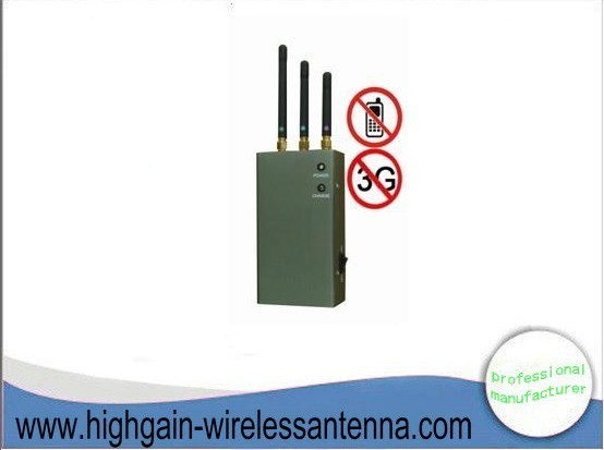 Three Band GSM Powerfull Mobile Phone Signal Jammer Portable Signal Breaker