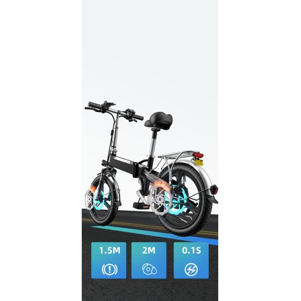 32km/Hour Lightweight Electric Folding Bike 20 Inch 48TAlu