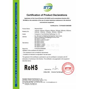 GUANGZHOU FUDE ELECTRONIC TECHNOLOGY CO.,LTD Certifications