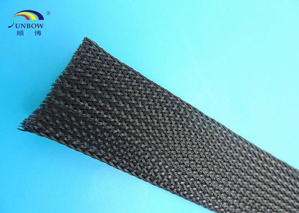 Flexible Nylon PA66 PA6 Braided Expandable Sleeve for Wire Protection